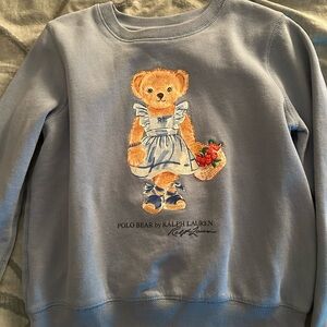 Polo by Ralph Lauren Kids Light Blue Bear Hoodie